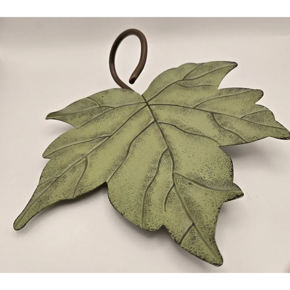 4 Metal Candle Holders Or Wall Decor In Fall Colors